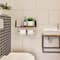 NEX™ 15" Wall Mounted Paper Towel Holder with Wood Shelf